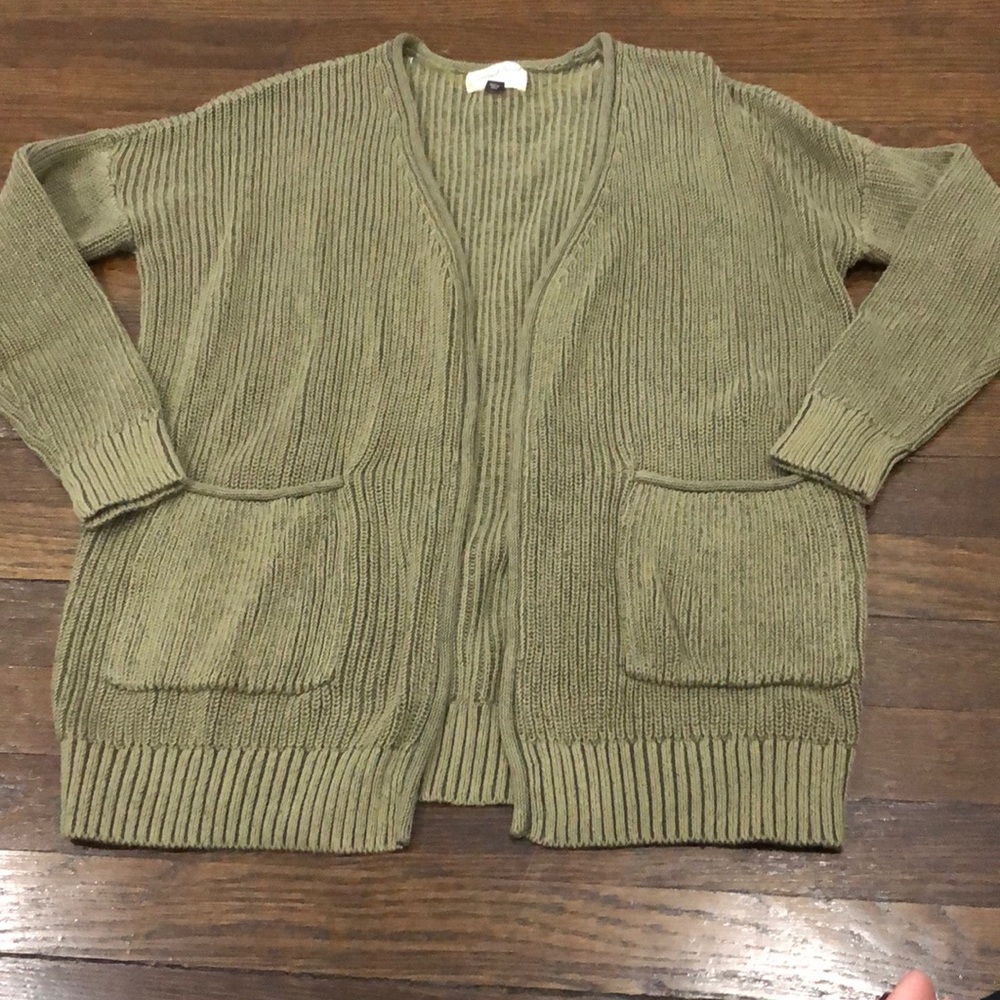 Olive cardigan